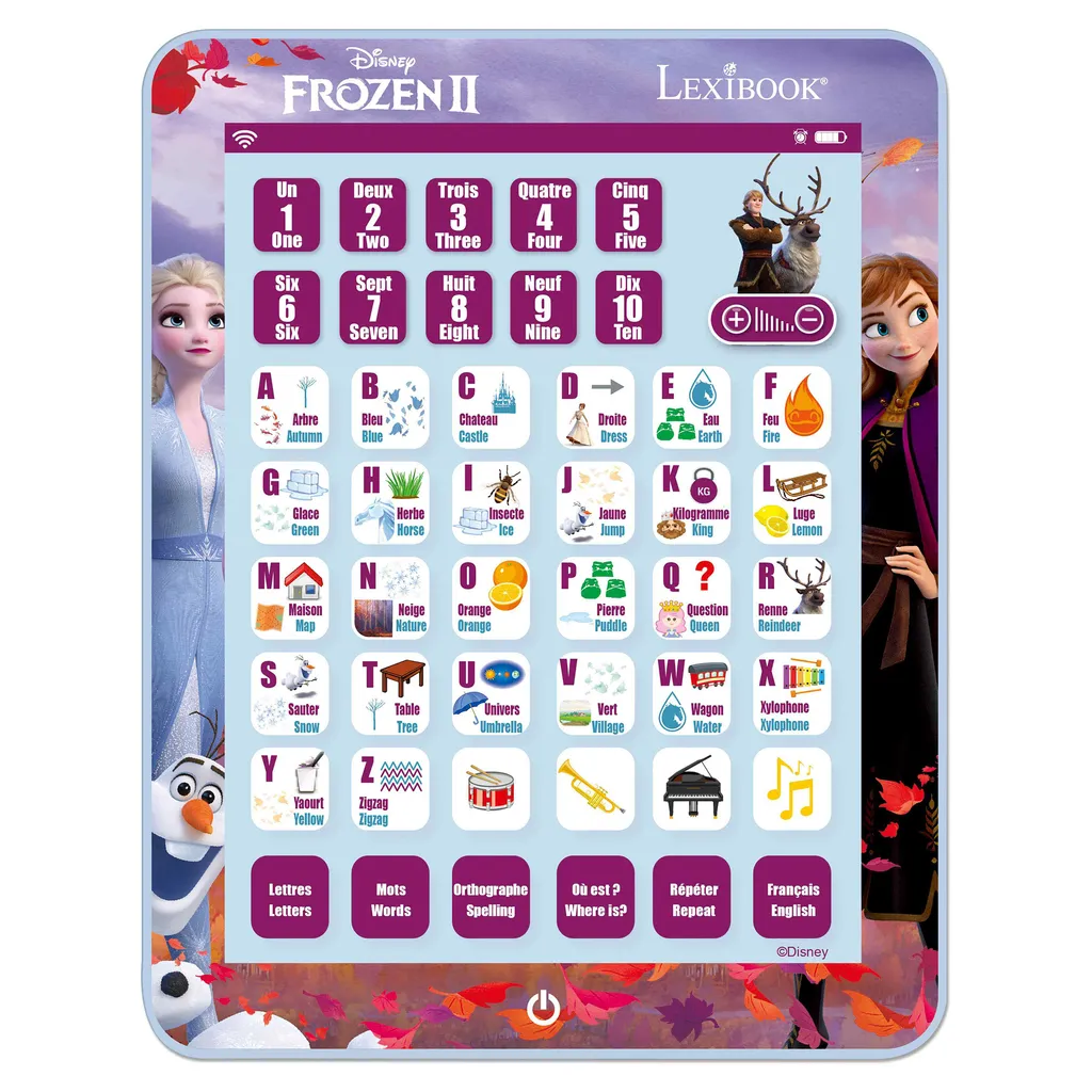 Tablette éducative Lexibook polonais-anglais La Reine des Neiges