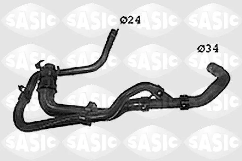 SASIC SWH0485 Tubo radiatore OE 1351V8 compatibile con Berlingo, Xsara, Partner