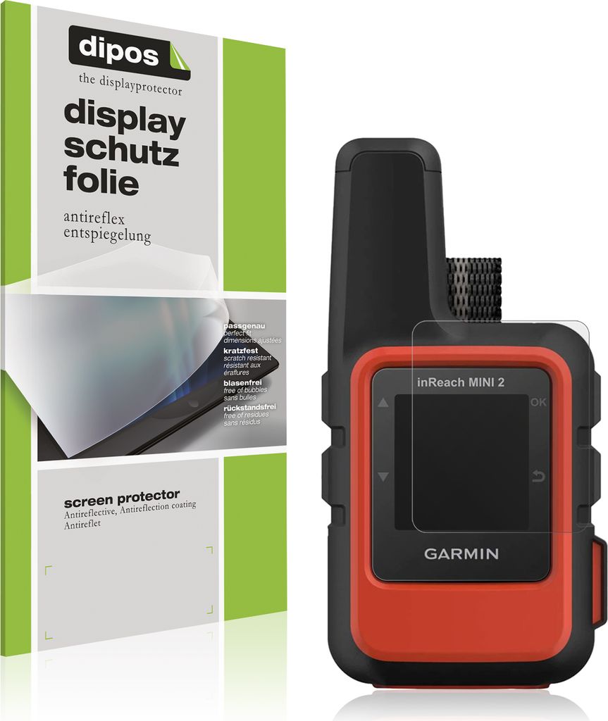 4x Schutzfolie für Garmin inReach Mini 2 matt Displayschutzfolie Folie Display Schutz dipos