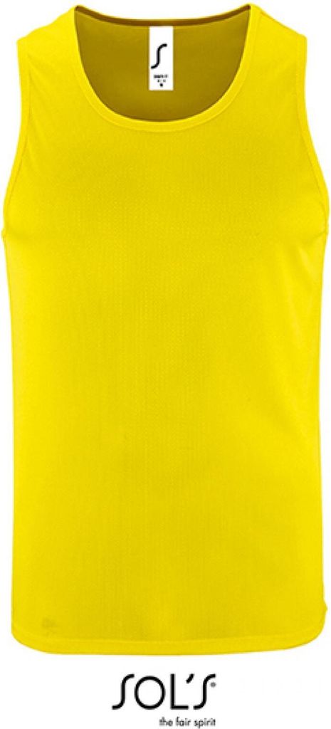 SOLs 02073 | Canotta sportiva da uomo - Colore: Giallo neon Immagine del prodotto 