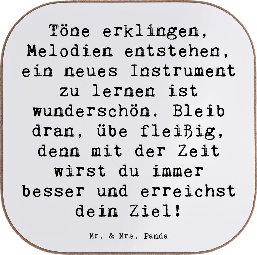 Mr. & Mrs. Panda Holzuntersetzer Spruch Ein neues Produktbild 