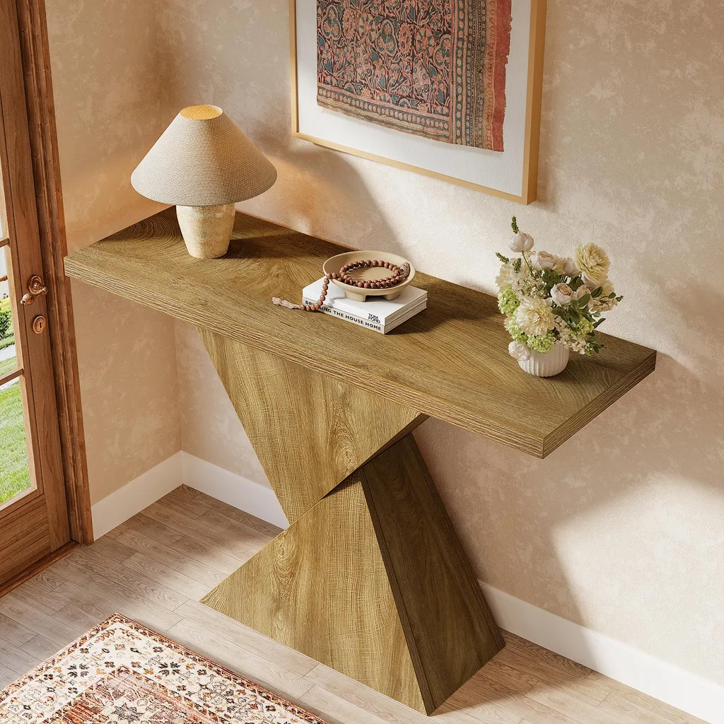 Table console étroite 105 cm Tribesigns - Solution entrée encombrée