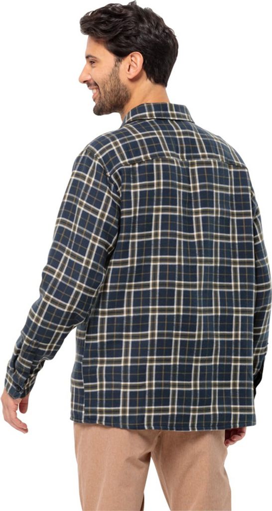 Jack Wolfskin Herren Morgenluft Shirt night blue 41 L