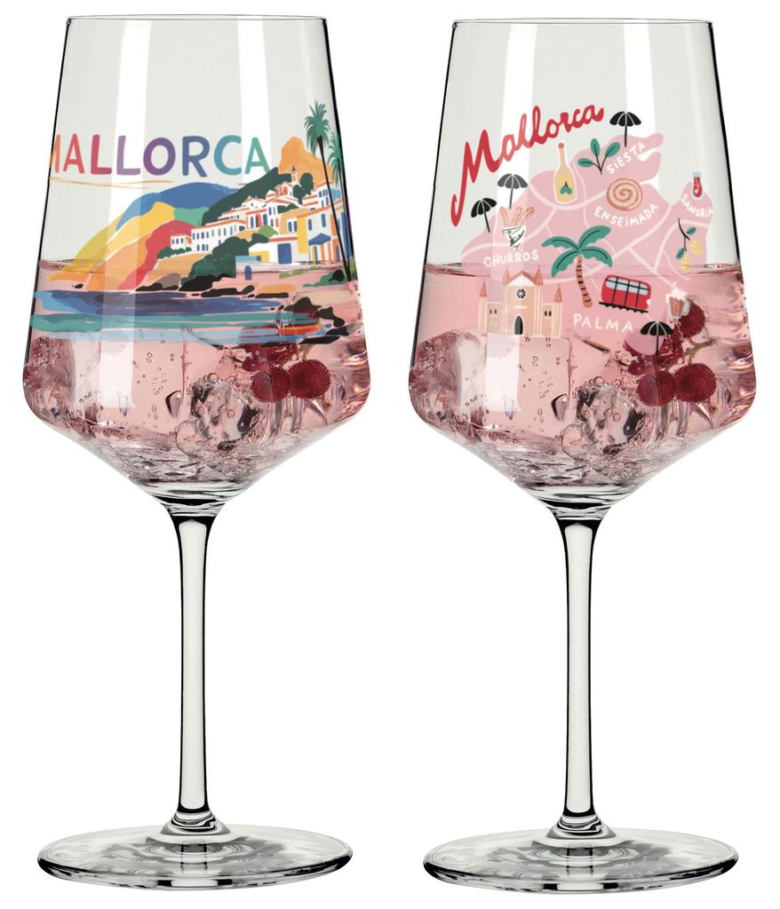 RITZENHOFF 2er Set Entdecker Cocktailglas Mallorca  18 + 22 Produktbild 