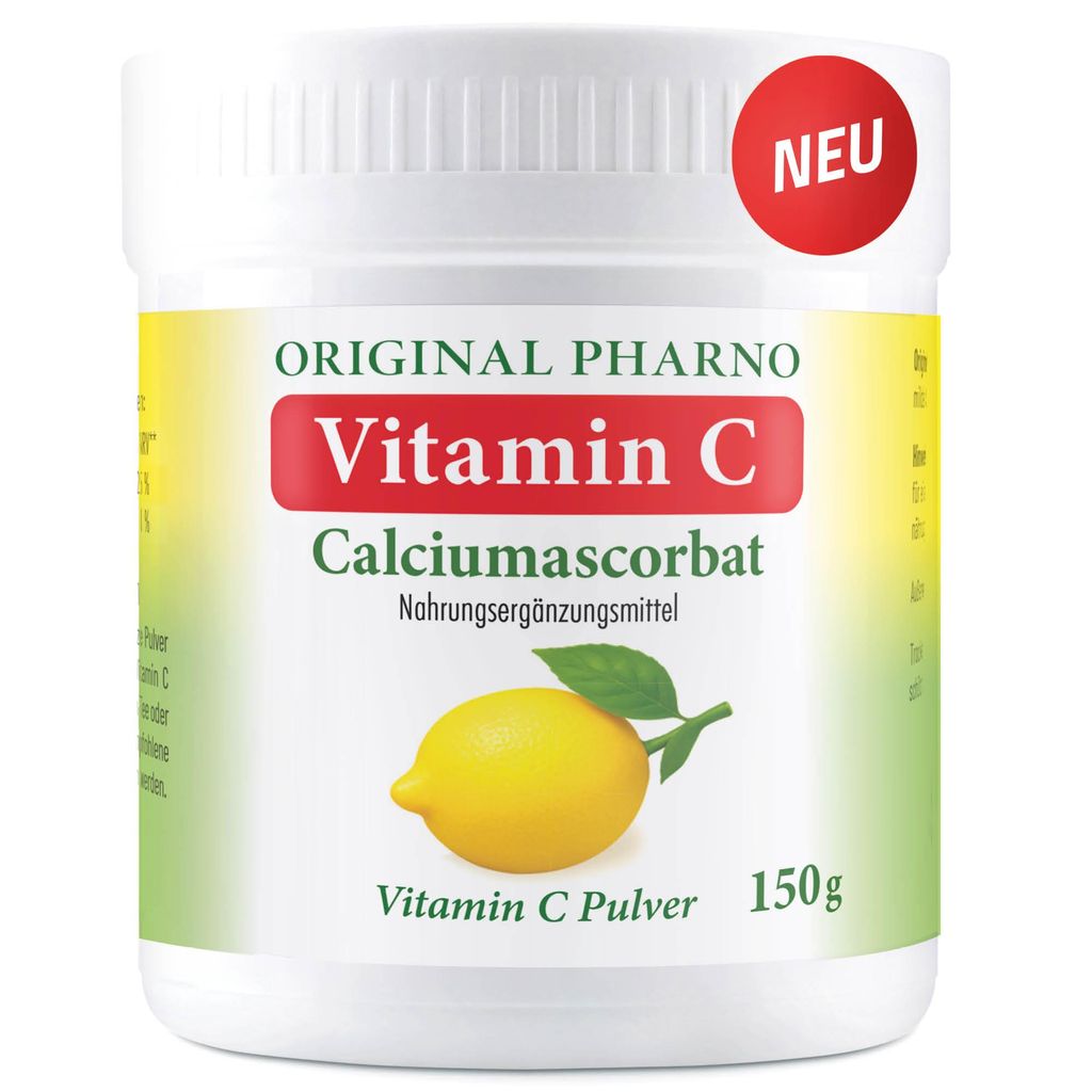 Original Pharno Vitamin C Pulver gepuffert - 150 g - Produktbild 