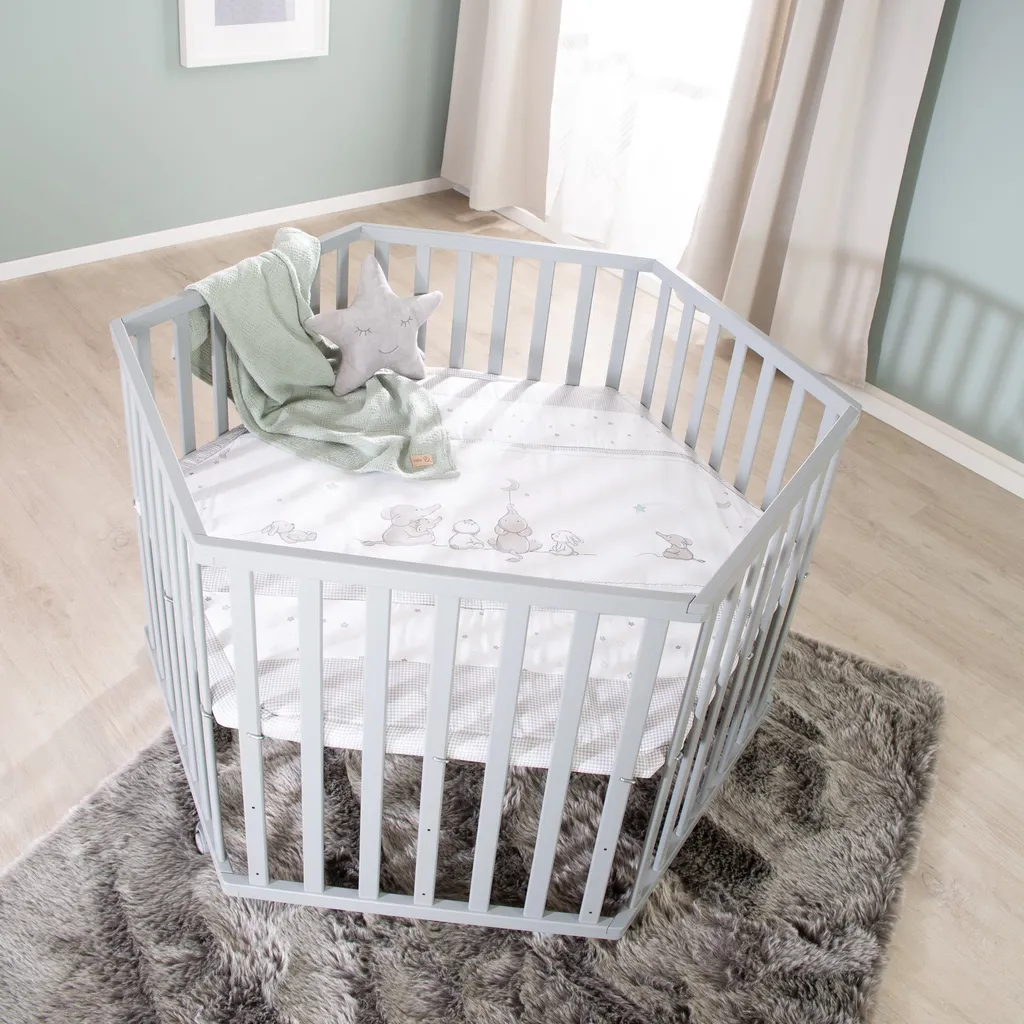 Parc Hexagonal Ajustable roba : Évitez le Mal de Dos et Sécurisez Bébé