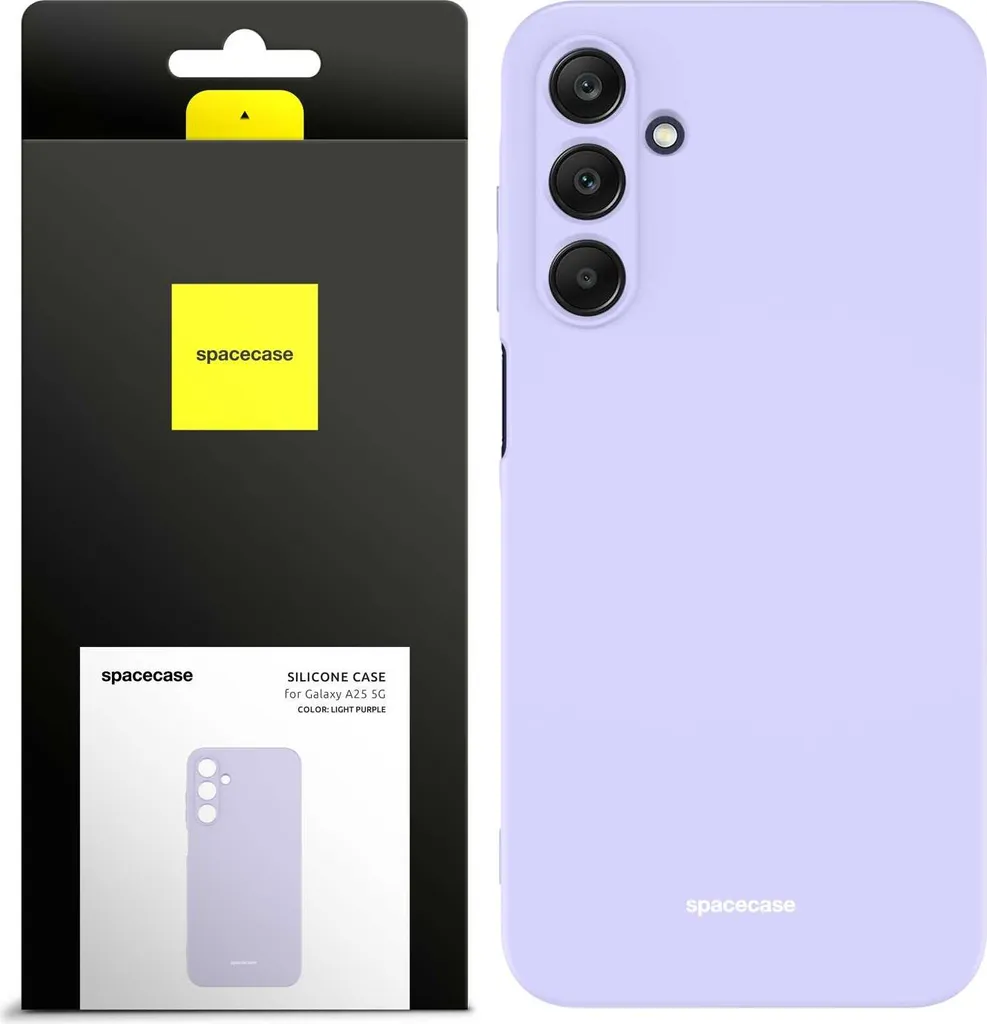 Coque silicone Galaxy A25 5G anti-choc violette : Évitez les rayures