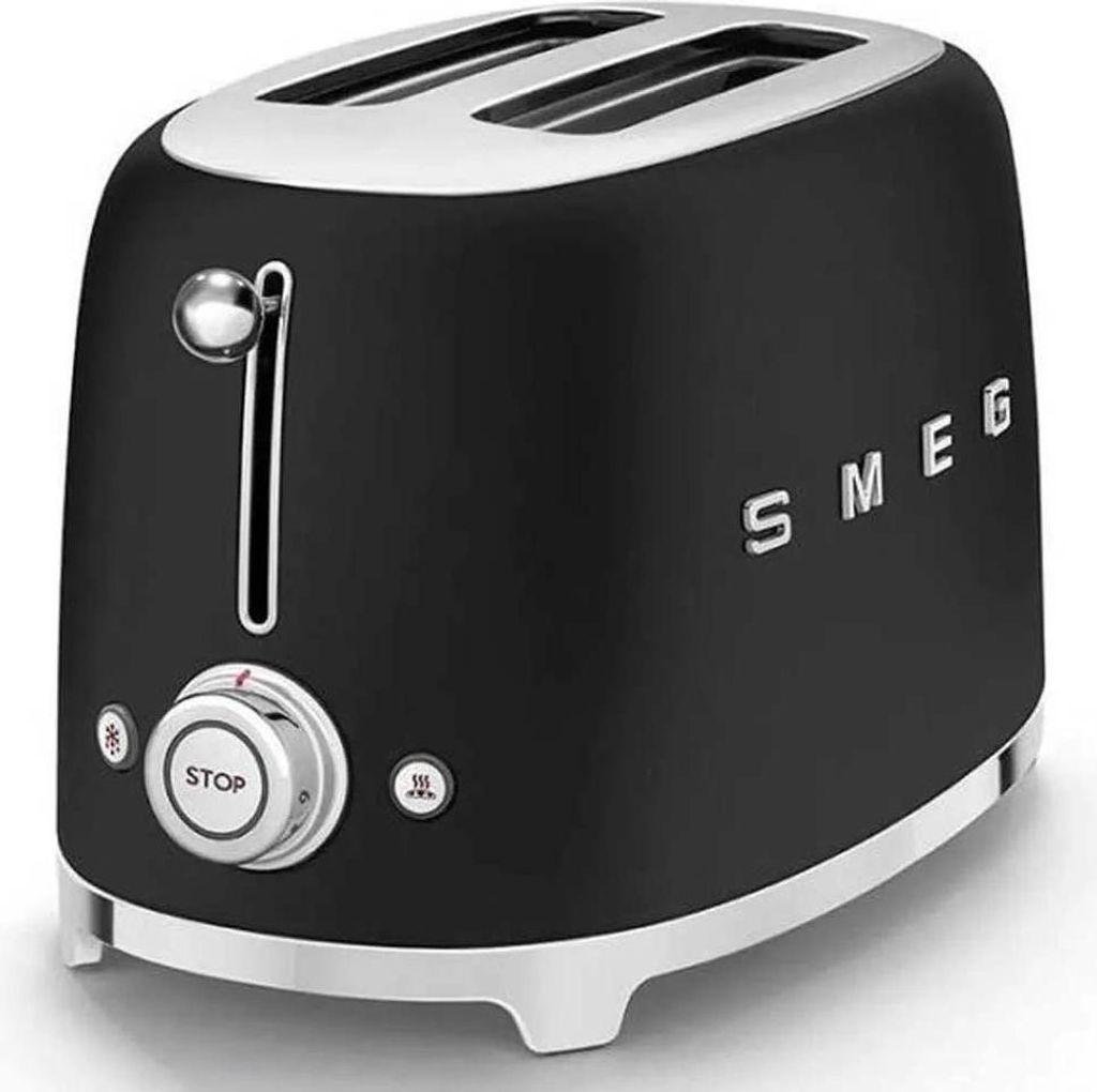 SMEG TSF01BLMEU Toaster Schwarz Produktbild 