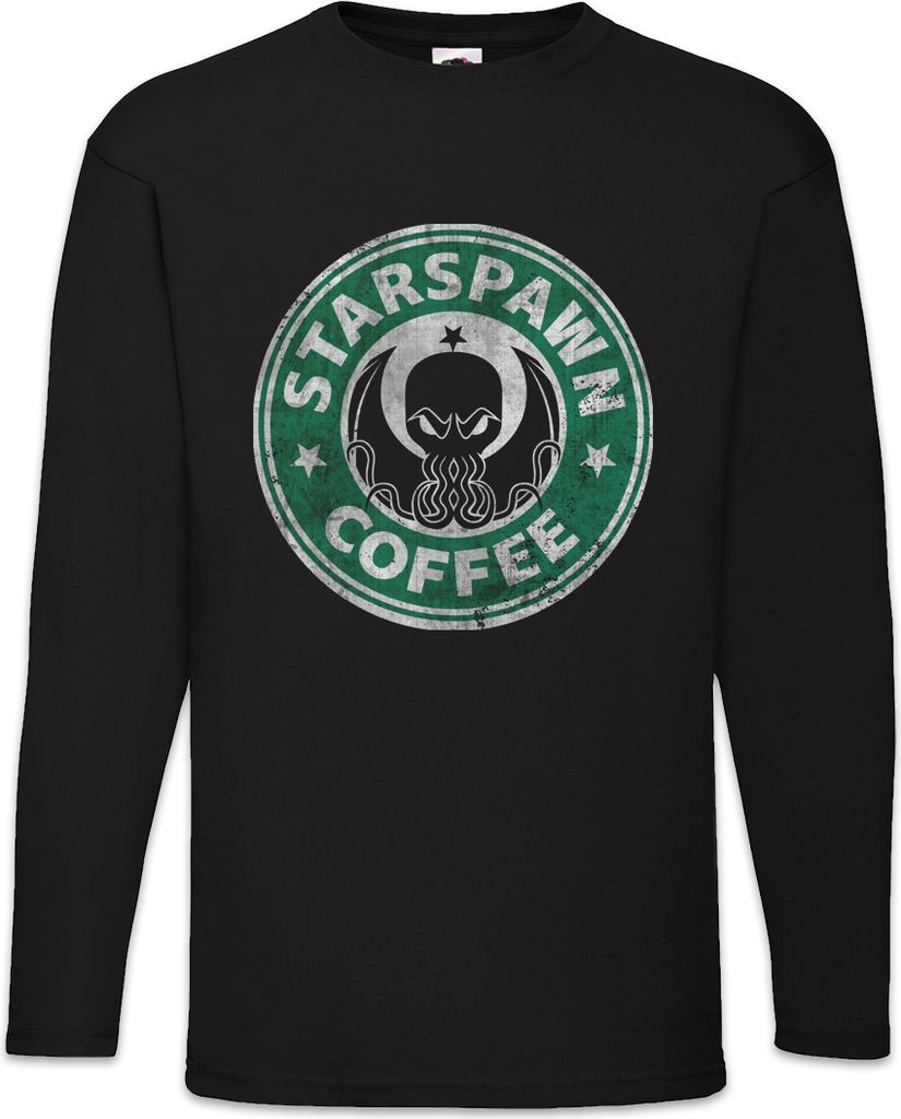Urban Backwoods Starspawn Coffee, Langarm T-Shirt, Farbe: Schwarz, Größe: 5XL