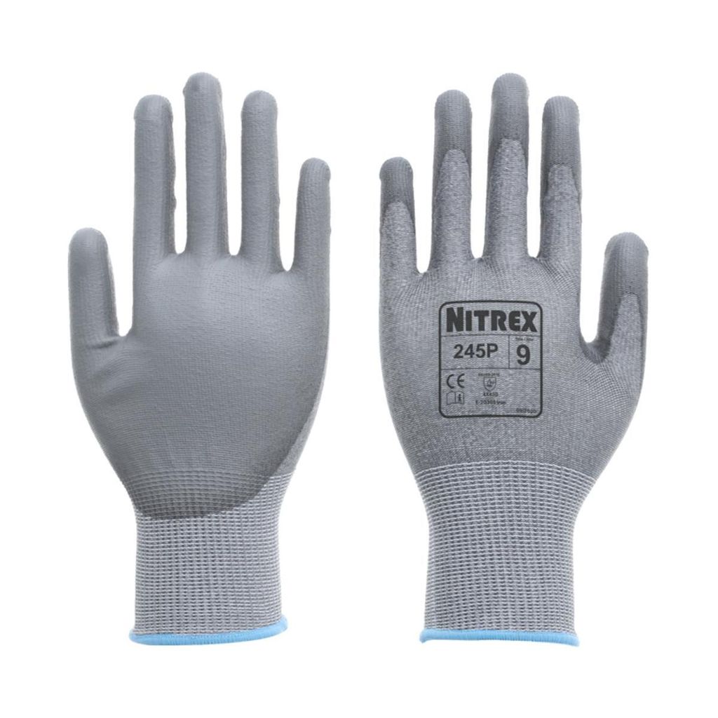 Arbeitshandschuhe | 10 Paar Nitrex 245P | Gr. XXL | Industriehandschuhe