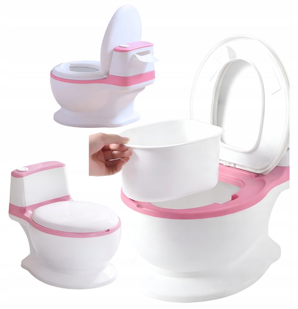 Töpfchen - Kindertopf Rosa - Toilettentrainer - WC Trainer Produktbild 
