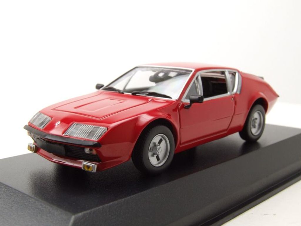 Renault Alpine A310 1976 rot Modellauto 1:43 Maxichamps Produktbild 