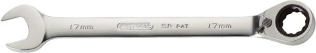 Clé mixte à cliquet 21mm pour accès difficiles KS TOOLS GEARplus pro