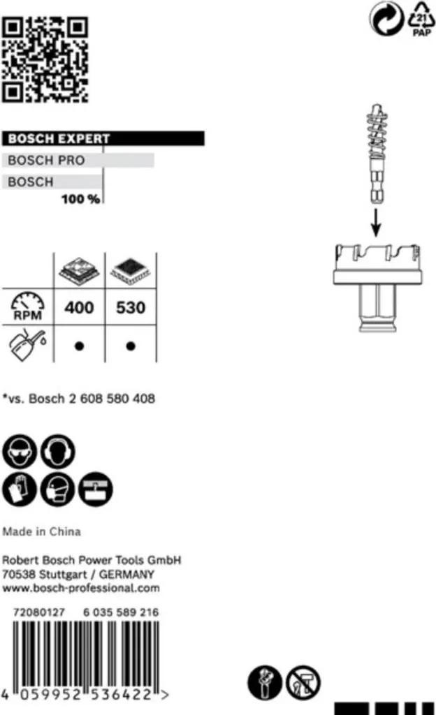 Offerta Bosch Expert Sega a Tazza 30mm Metallo Duro Lamiera Inox