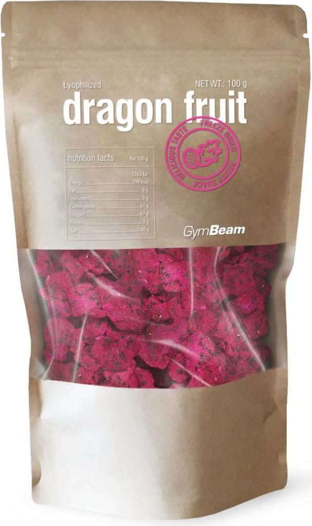 GymBeam - Gefriergetrocknete Drachenfrucht 100 g Produktbild 