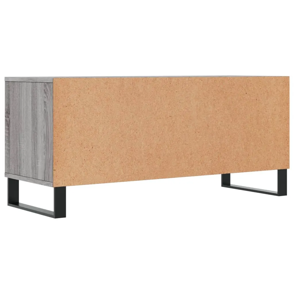 vidaXL Mobile TV grigio Sonoma 100x34,5x44,5 cm in legno - Mobili TV