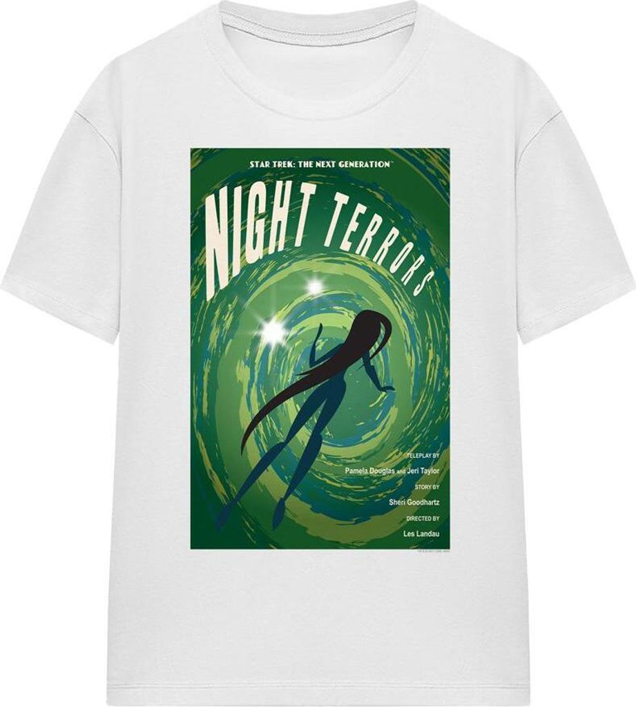 Star Trek - "The Next Generation Season 4 Episode 17" T-Shirt für Herren/Damen Uni TV16452 (M) (Weiß)