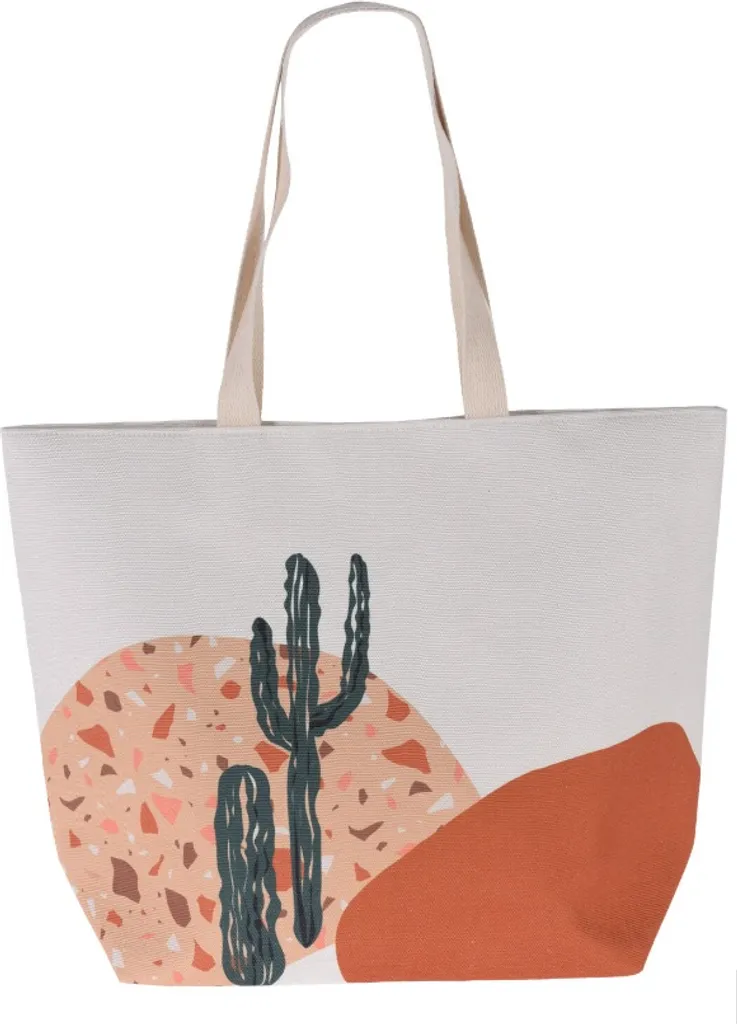 Grande Borsa Mare con Cactus Excellent Houseware | Resistente e Lavabile