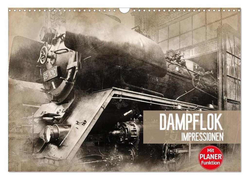 Dampflok Impressionen (Wandkalender 2026 DIN A3 quer), Produktbild 