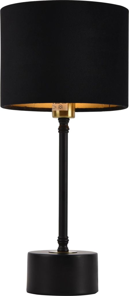 Tischleuchte 'Deventer' Schwarz 1xE14 Tischlampe Lampe Produktbild 