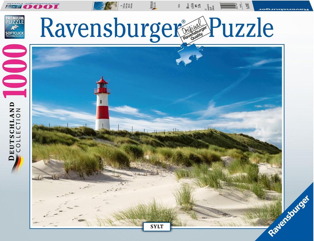 Ravensburger 13957 5 Ravensburger Sylt 1000 Teile Immagine del prodotto 