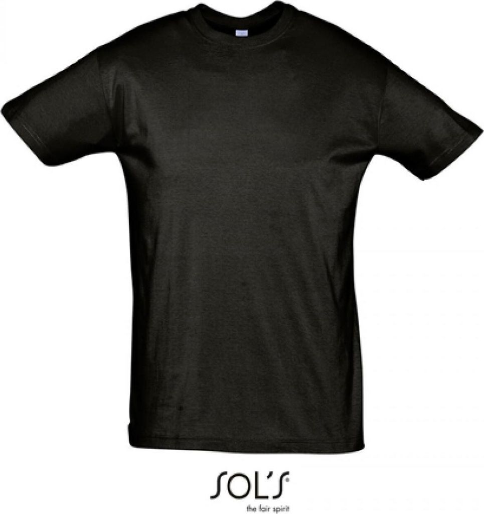 SOLs 11380 | Regent 150 Herren T-Shirt - Farbe: Deep Black - Größe: L