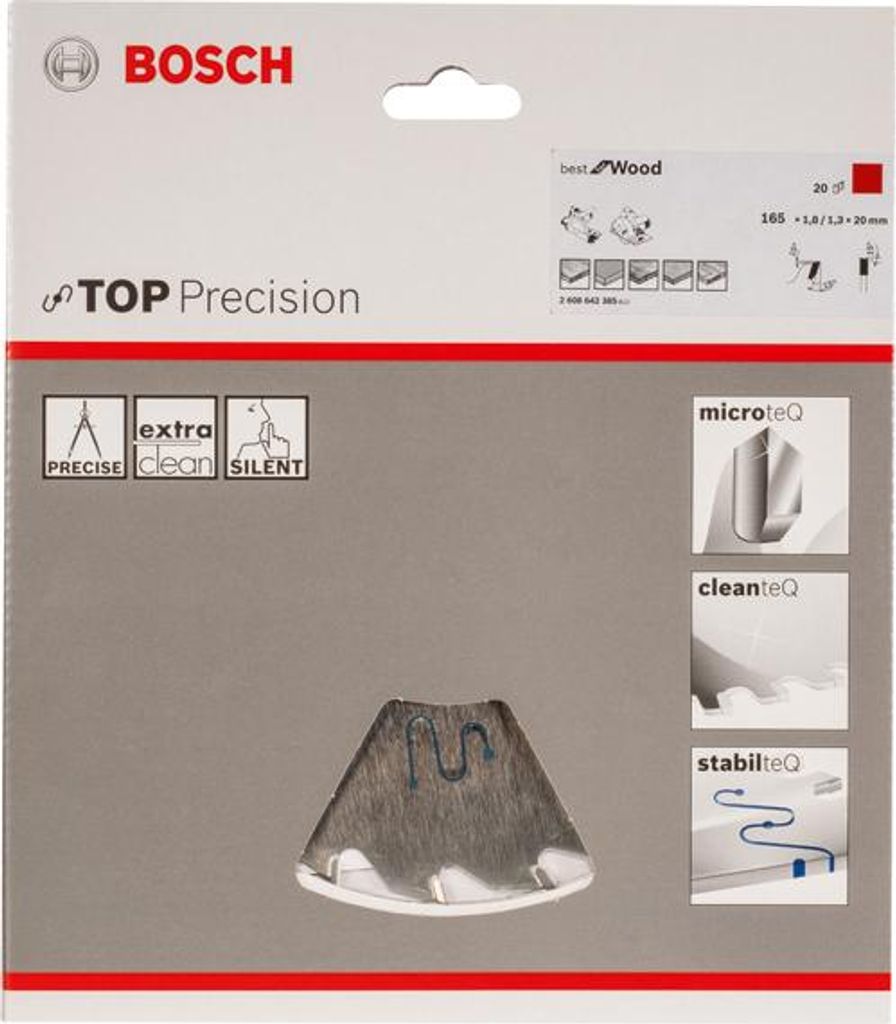 Kreissägeblatt Top Precision Best for Wood, 165 x 20, Z20