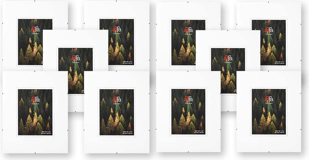 aFFa frames Rahmenloser Bilderhalter | Bilderrahmen | Acrylglas | mit Clips | für Fotos und Poster | Plakatrahmen | Cliprahmen | Posterrahmen |Ple...