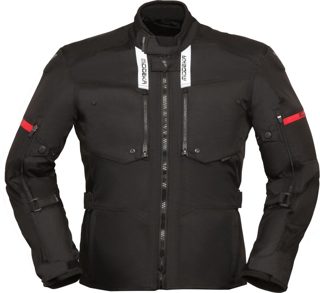 Modeka Raegis Motorrad Textiljacke, schwarz, S