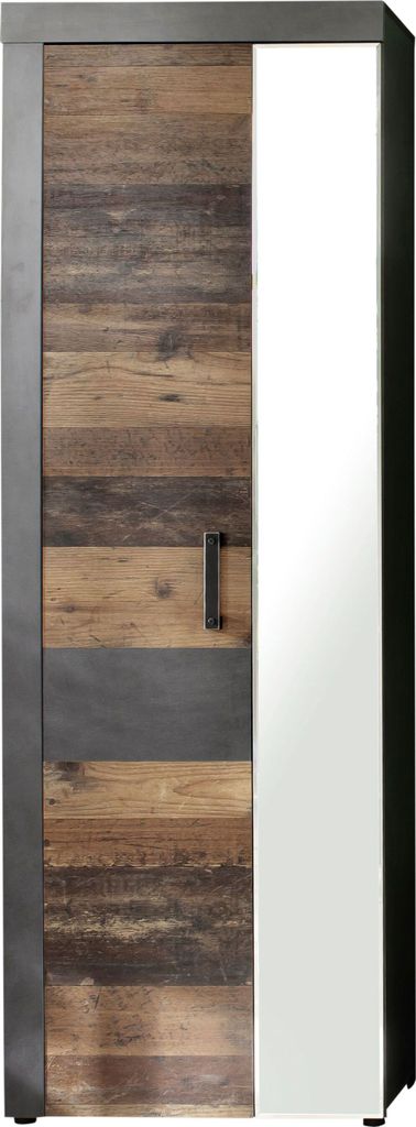 trendteam Garderobe Garderobenschrank Indy Graphit Grau Produktbild 