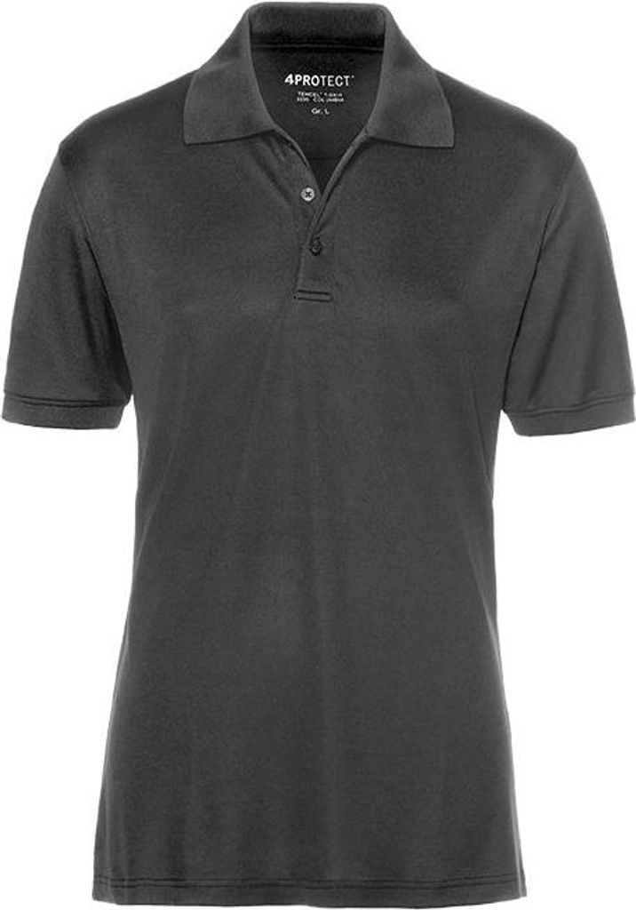 4PROTECT UV-Schutz-Poloshirt MADISON Grau 6XL