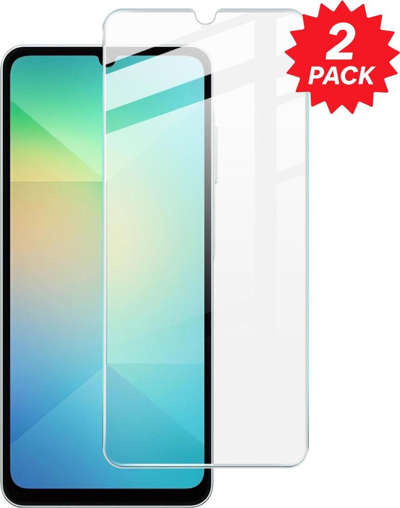 Für Samsung Galaxy A07 4G 2x 2.5D 0,26 9H Tempered Hart Glas Schutz Transparent