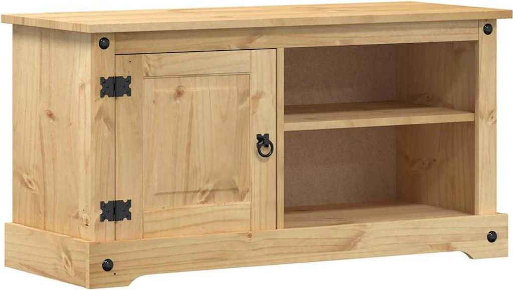 vidaXL TV-kast Corona, 100x40x52 cm, massief grenenhout Productafbeelding 