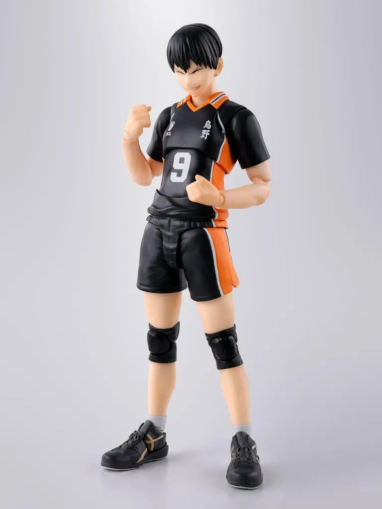 Figurine Tobio Kageyama S.H.Figuarts 16 cm avec accessoires et visages