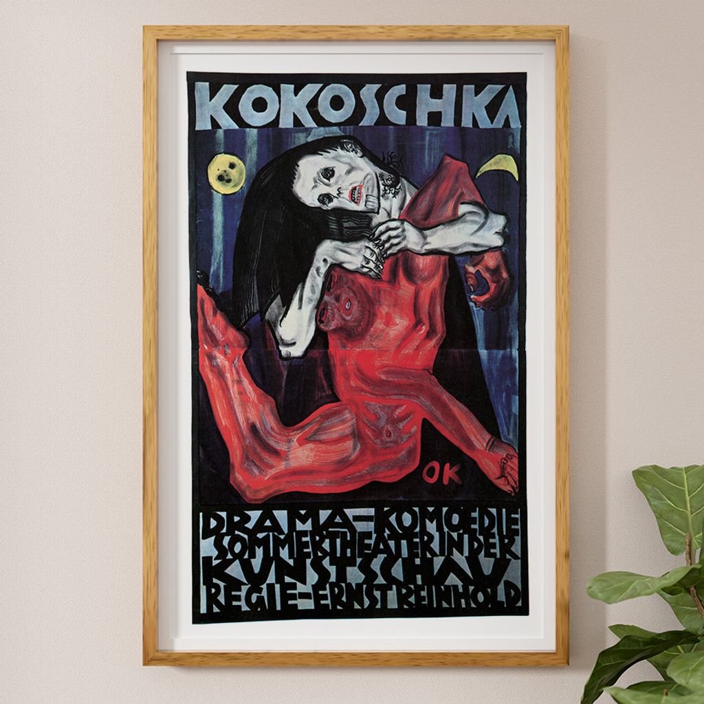 Modisches Plakat - Künstlerisches Geistertheater - A3 (29,7 cm x 42 cm)