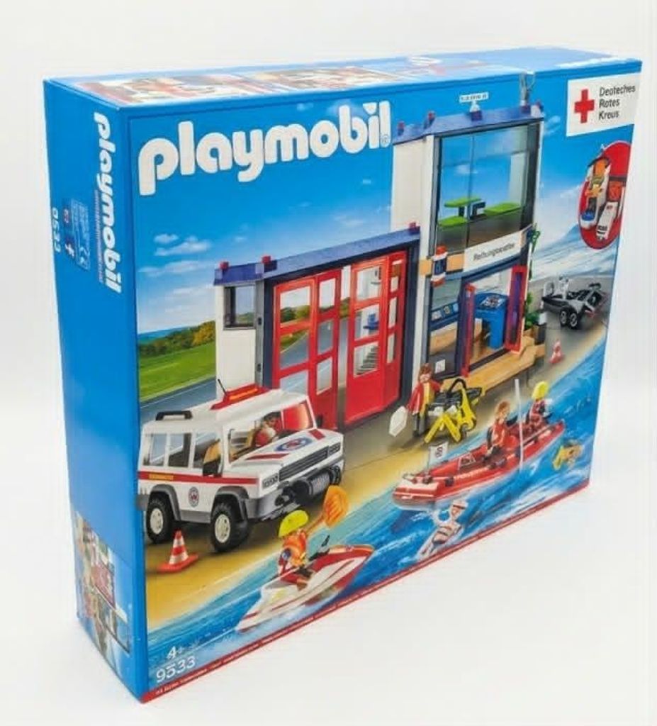 PLAYMOBIL 9533 DRK Mega Set Rettungswache Produktbild 