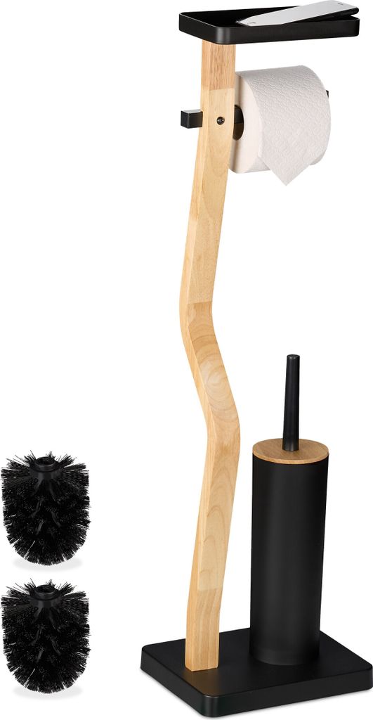 Set da bagno Relaxdays, A x L x P: 80,5 x 23 x 18 cm, Immagine del prodotto 
