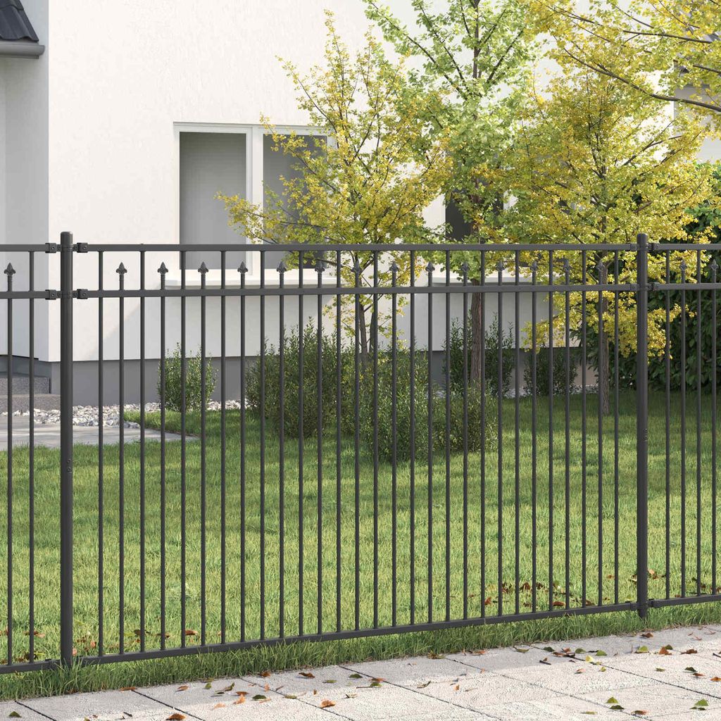 Maison Exclusive - Spitzenzaun BAARLO Schwarz