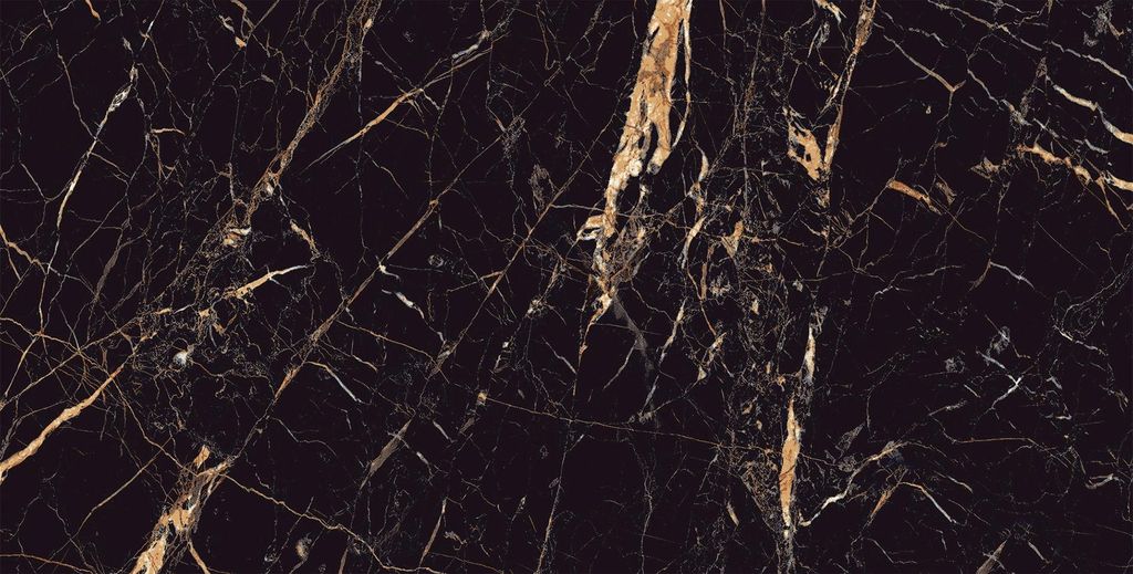 Mexen Python Gold glasiertes Feinsteinzeug rek. G1, Boden- und Wandfliese 120 x 60 cm, hochglänzend - TL212-120-060-00