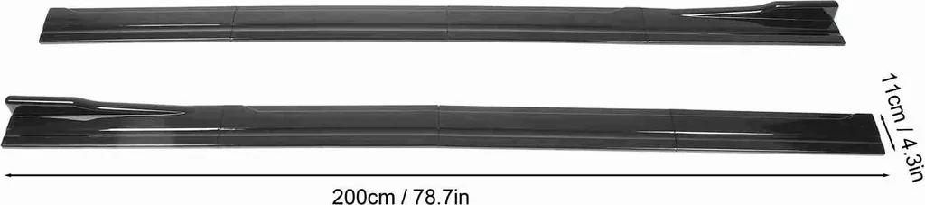 Jupes latérales voiture pour look sport Accord Civic, diffuseurs 200cm