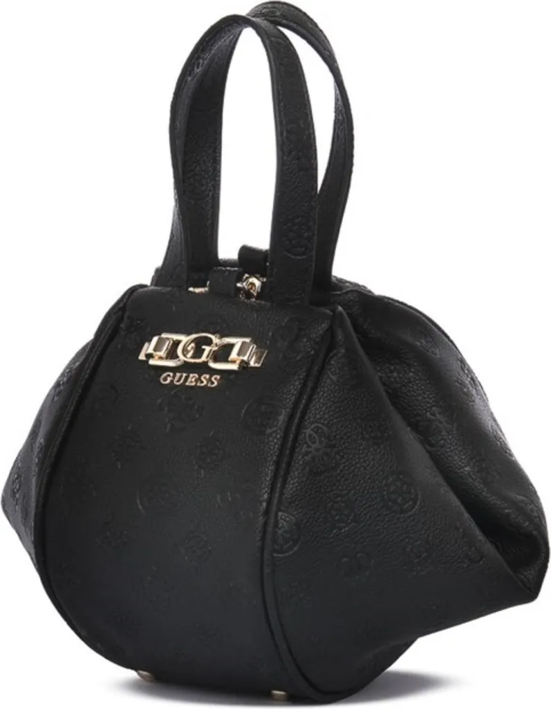 Borsa Guess 870000103412 Nera Logata - Accessorio Donna Must-Have