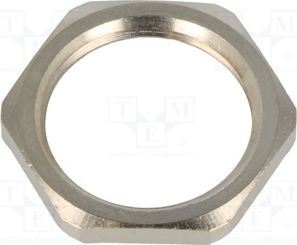 1x M20 Nickel mit Erdung Messing Thk: 3mm Schlüssel: 24mm 1.167.2000.50 Verschra