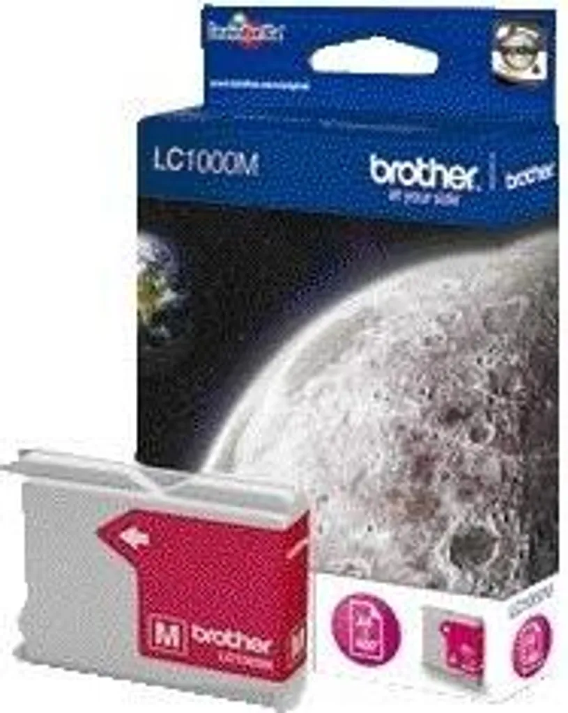 Cartouche Magenta Originale Brother LC1000M pour Impression Jet d'Encre