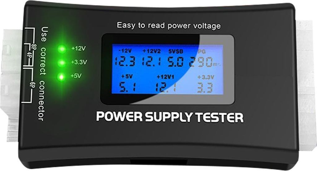 Outil de détection d'alimentation ATX portable Testeur de Image du produit 
