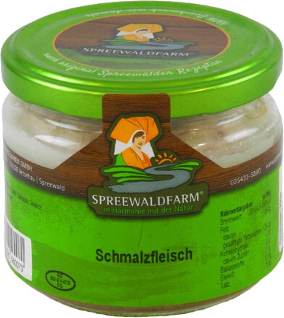 Spreewaldfarm Spreewälder Schmalzfleisch Hausgemacht [250g] Produktbild 