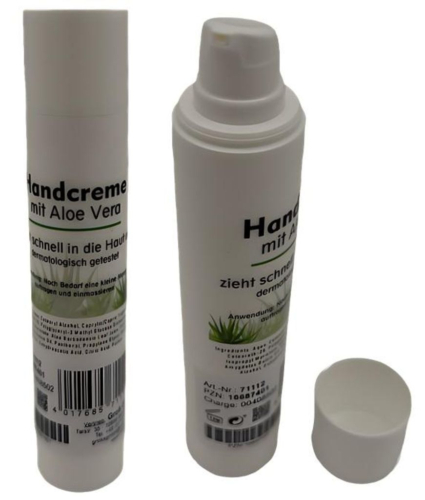Aloe Vera Handcreme 50 ml – schnell einziehend