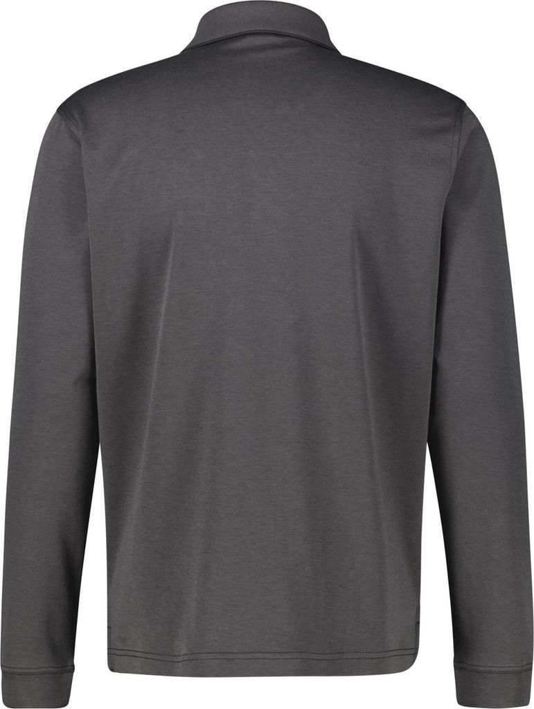 Lerros - Herren Poloshirt langarm, Regular Fit, (25D4211), Größe:L, Farbe:Black (290)