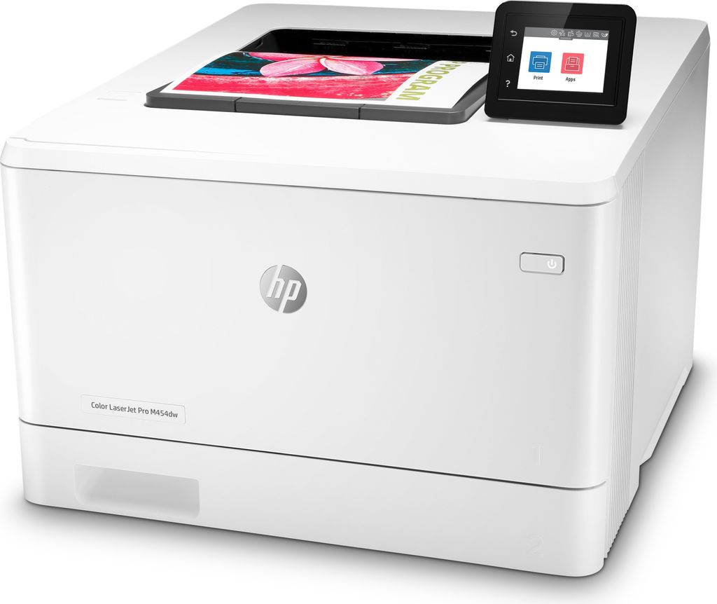 HP Color LaserJet Pro M454dw Farblaserdrucker Produktbild 