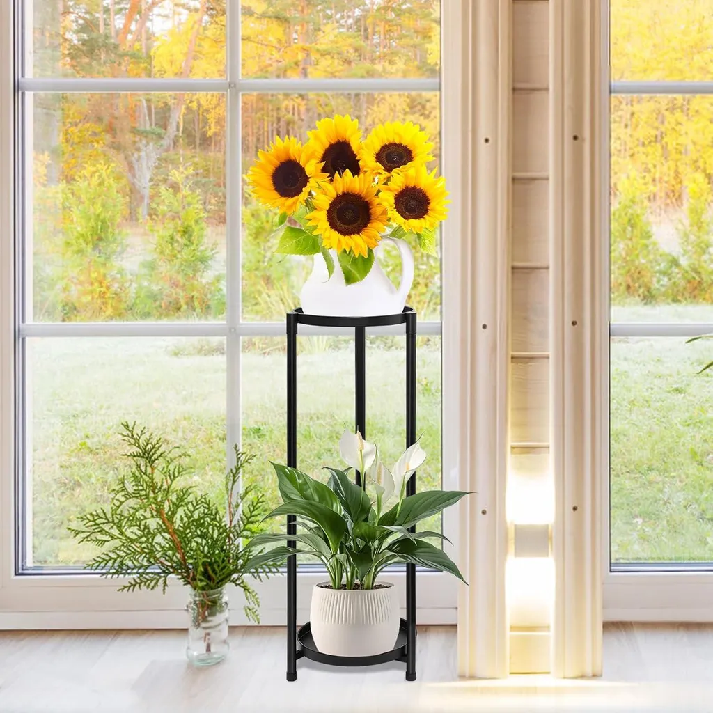 Support plantes intérieur extérieur pour optimiser l'espace salon