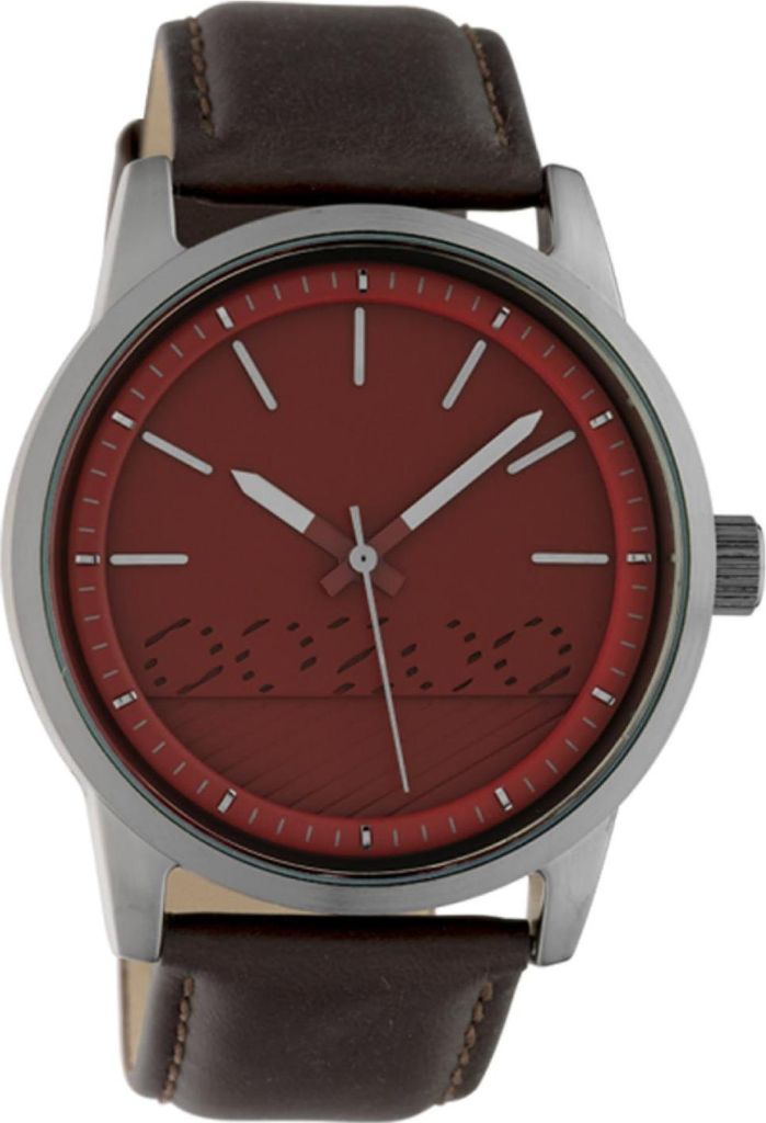 Oozoo Armbanduhr braun Leder Timepieces Damen Analog-Quarzuhr UOC10306
